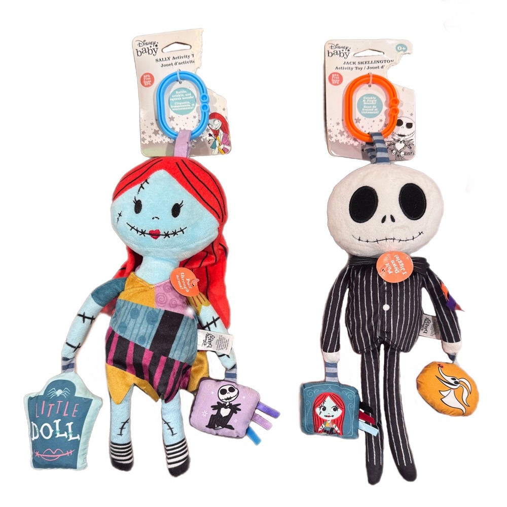 Disney Baby Nightmare Before Christmas Jack Skellington Sally Activity Toy Set